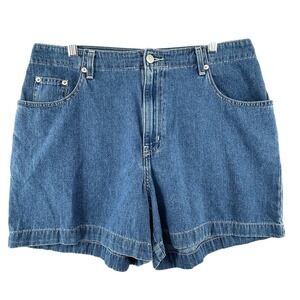 Faded Glory Womens Denim‎ Jean Shorts Size 14 Vintage Y2K High Rise 3.5" Jorts